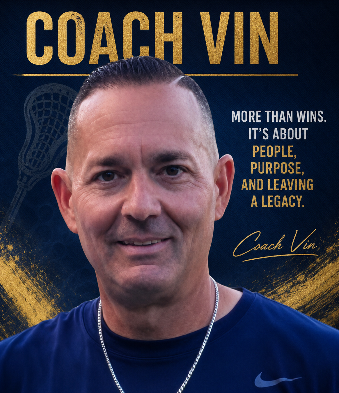 Portrait of Coach Vin Savastano